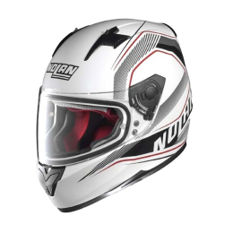 Moto helma Nolan N64 Swerve Metal White 81