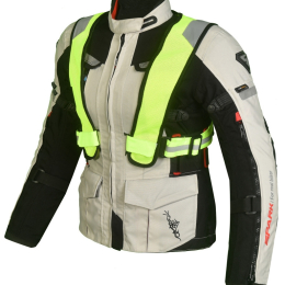 Dámská textilní moto bunda Spark Bora, šedá