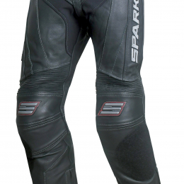 Pánské kožené moto kalhoty Spark ProComp, černé