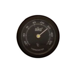 Teploměr na motocykl černý, univerzální