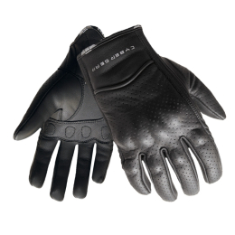 Pánské kožené moto rukavice Cyber Gear Midi, černé