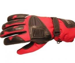 Pánské textilní moto rukavice Spark Master, červené