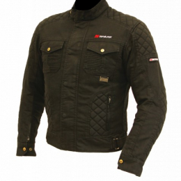 Pánská textilní moto bunda Spark Scrambler, černá