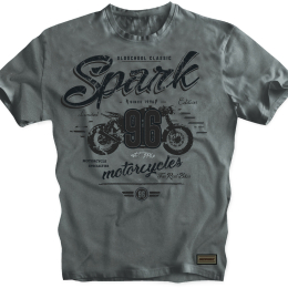 Pánské tričko Spark S 018, šedé