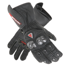 Pánské kožené moto rukavice Spark Elite, černé