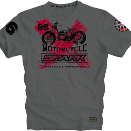 Pánské tričko Spark S 017, šedé
