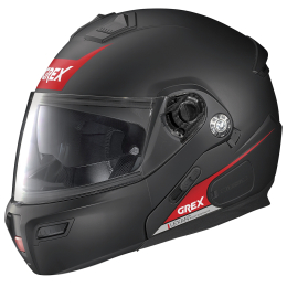 Moto helma Grex G9.1 Evolve Vivid N-Com Flat Black 36