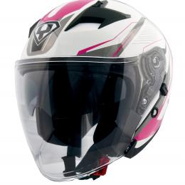 Moto helma Yohe 878-1M Graphic, Pink