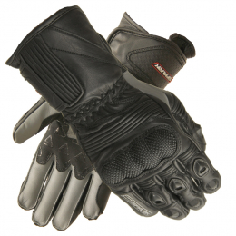 Pánské kožené moto rukavice Spark Modena, černé