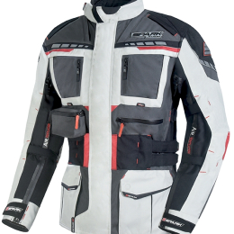 Pánská textilní moto bunda Spark Avenger, šedá