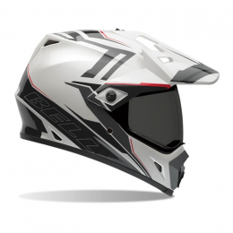 Moto helma Bell MX-9 Adventure Barricade White